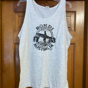 White Bondi Beach Australia Tank Top